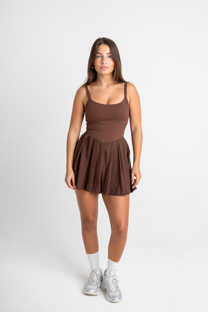 Dos Ace Dress Mocha
