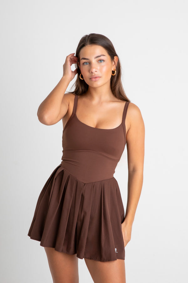 Dos Ace Dress Mocha