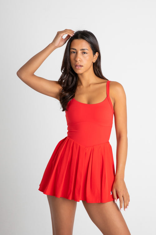 Dos Ace Dress Red