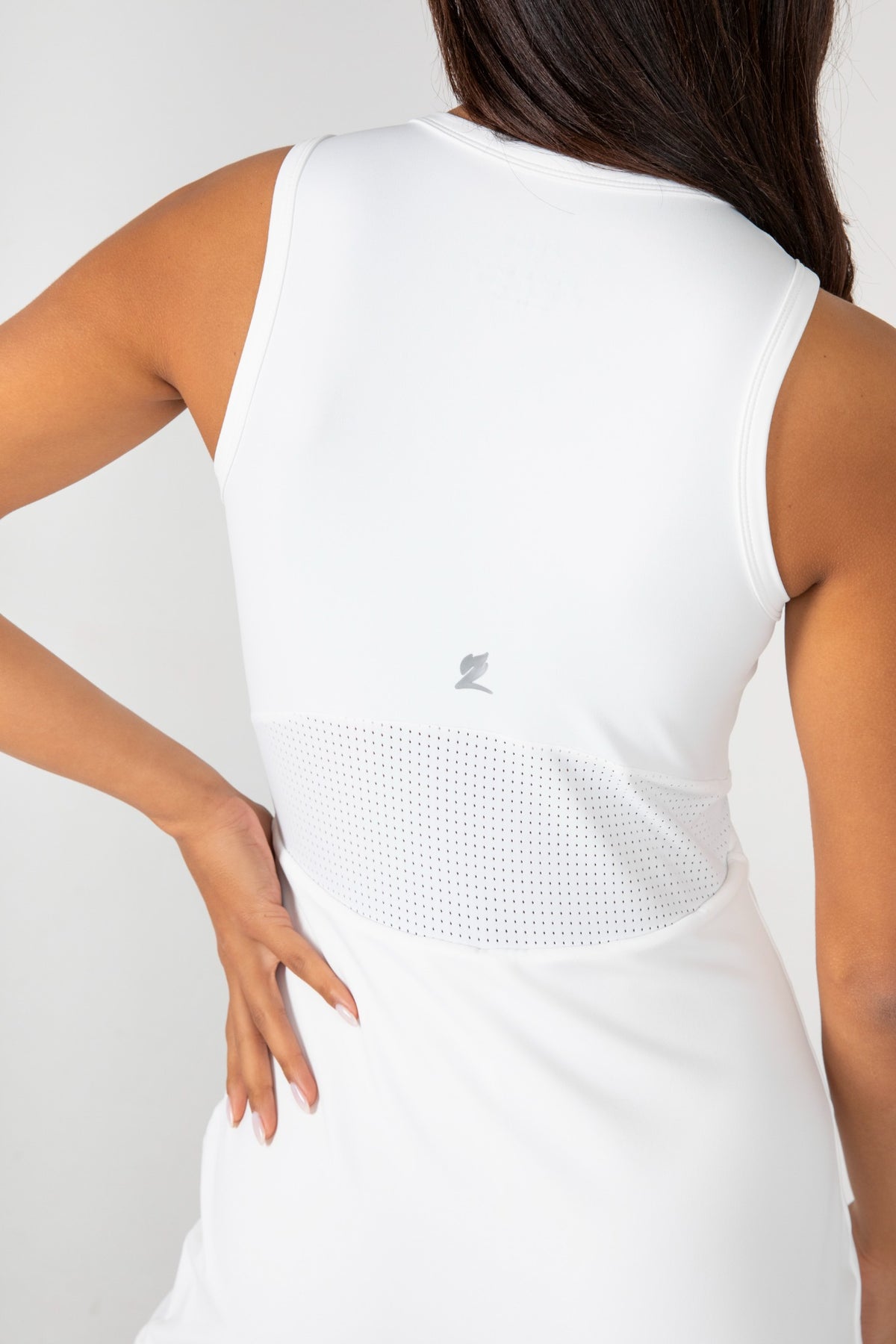 Dos Flow Dress White