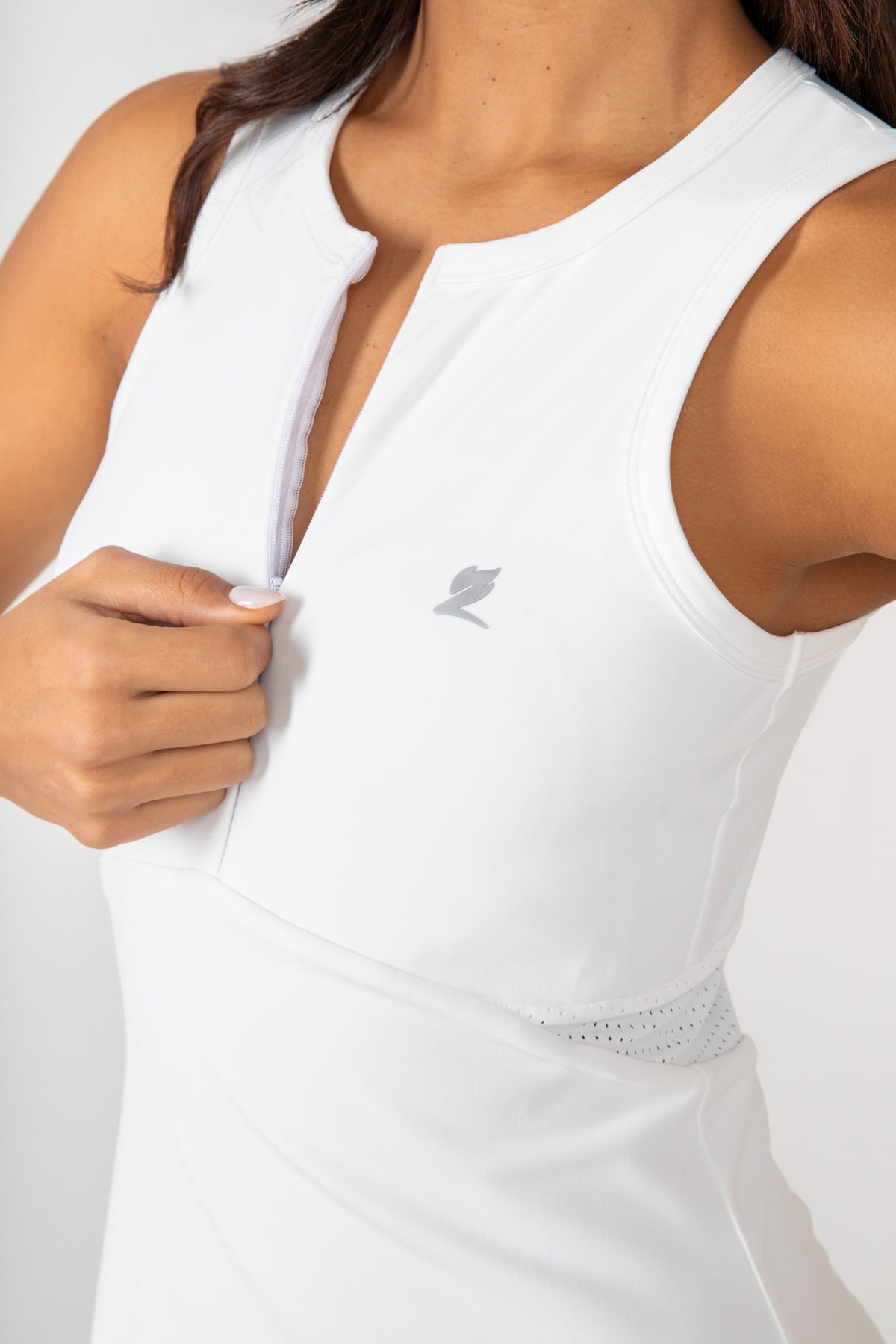 Dos Flow Dress White